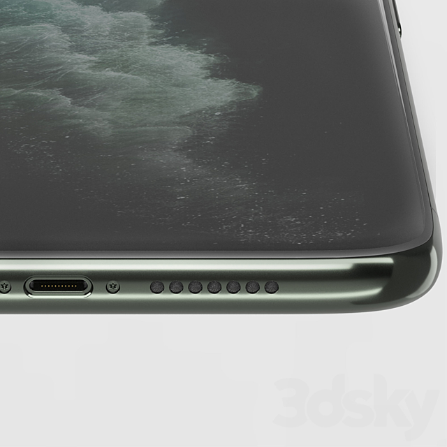 apple iphone 11 pro 3ds Max - thumbnail 2