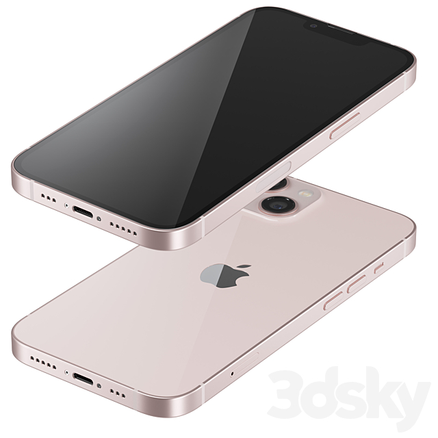 Apple iPhone 13 phone 3ds Max - thumbnail 3