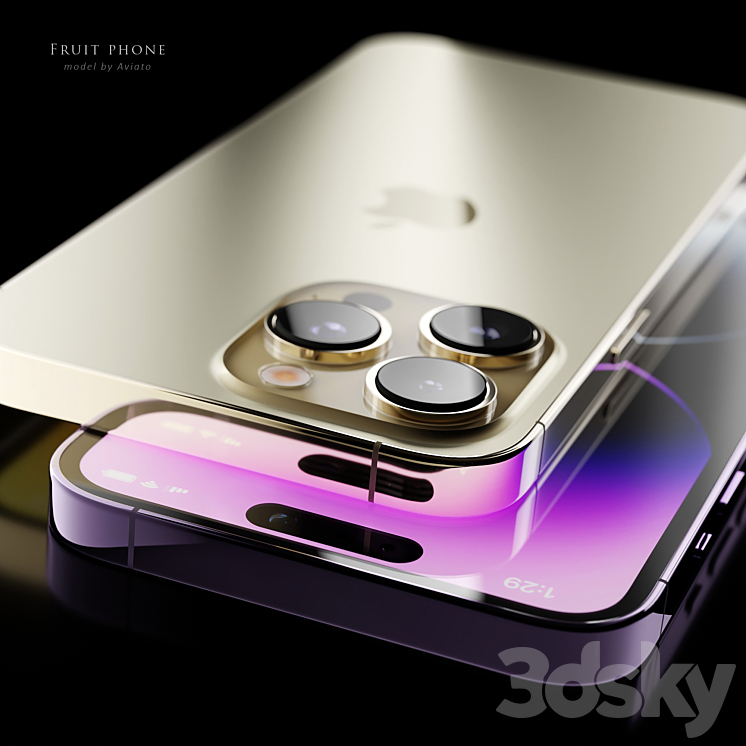Apple iPhone 14 3DS Max Model - thumbnail 2