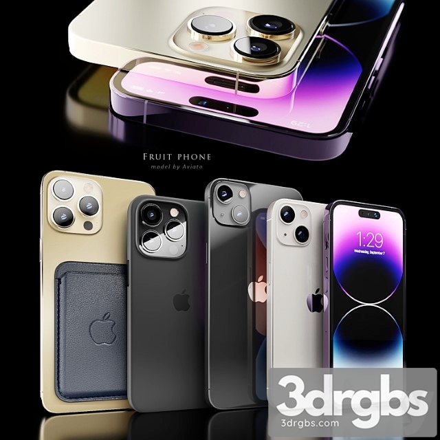 Apple Iphone 14 3dsmax Download - thumbnail 1