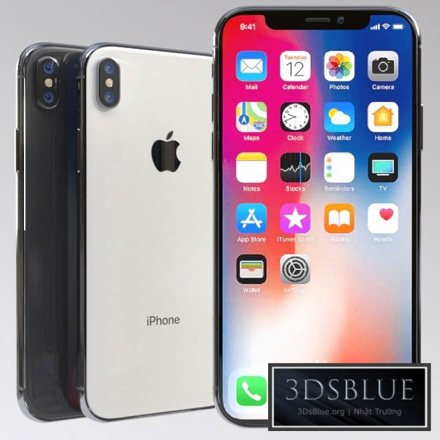 Apple iPhone X (vray GGX) 3DS Max - thumbnail 3