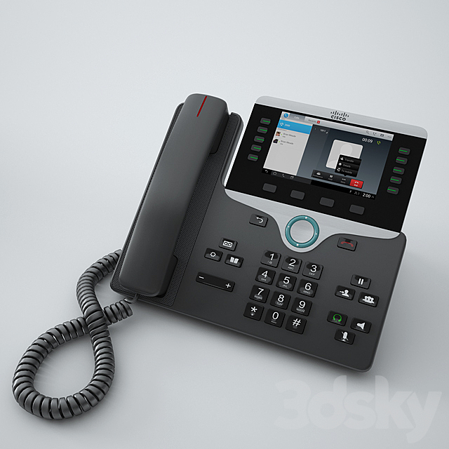 Cisco IP Phone 8841 3DSMax File - thumbnail 1