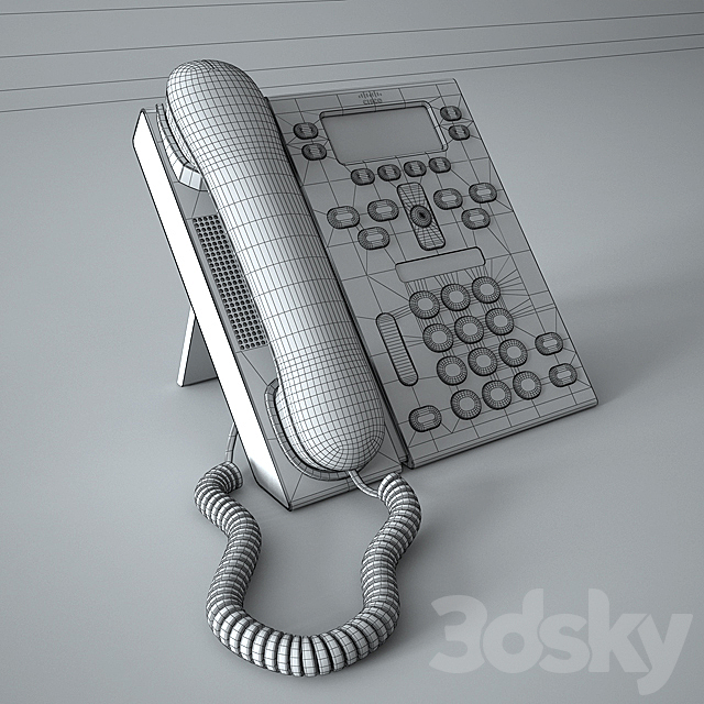 Cisco Phone CP 6941 3DSMax File - thumbnail 3