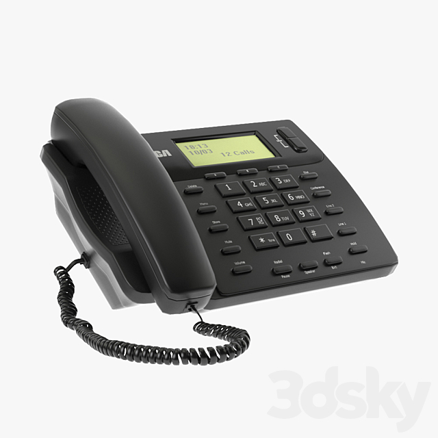 RCA 25201RE1 Telephone 3DS Max Model - thumbnail 3