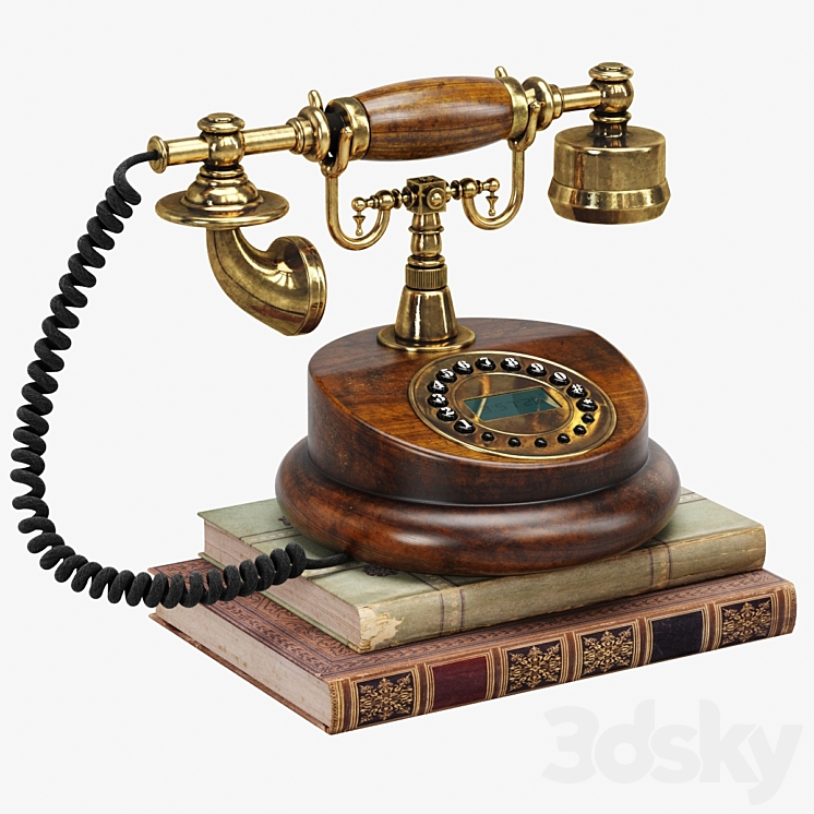 Retro Phone 3DS Max - thumbnail 1