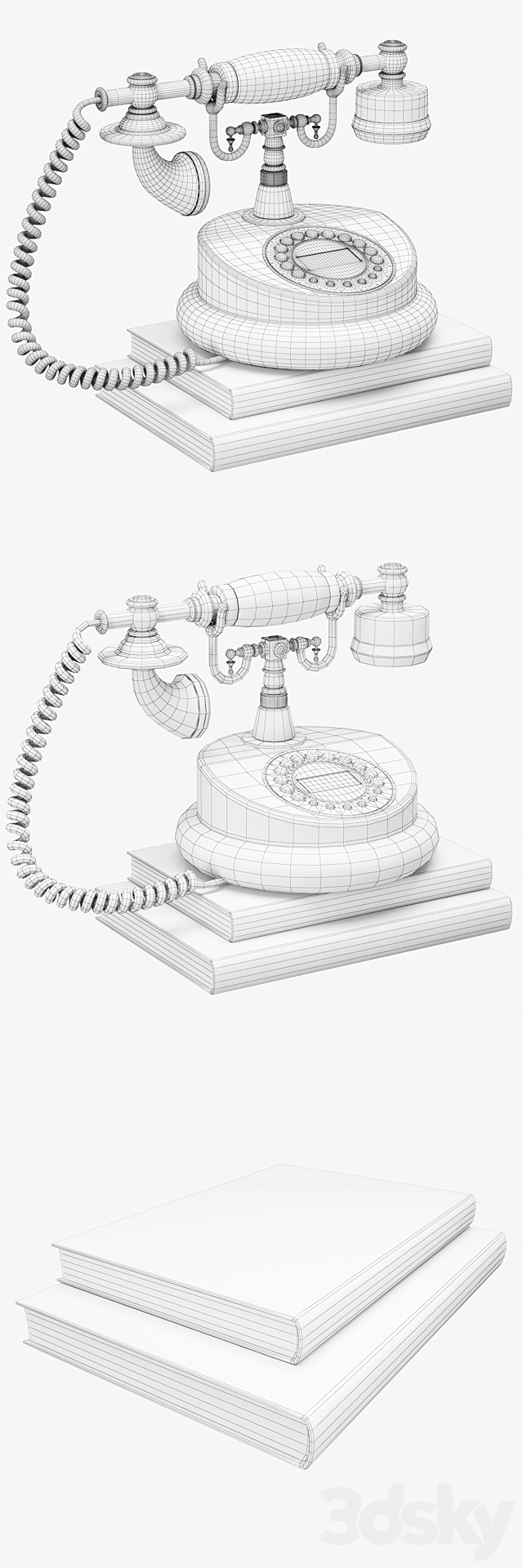 Retro Phone 3DSMax File - thumbnail 3