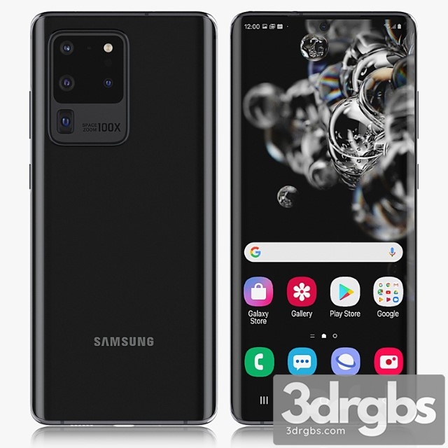 Samsung galaxy 20 ultra 5g cosmic black - thumbnail 1