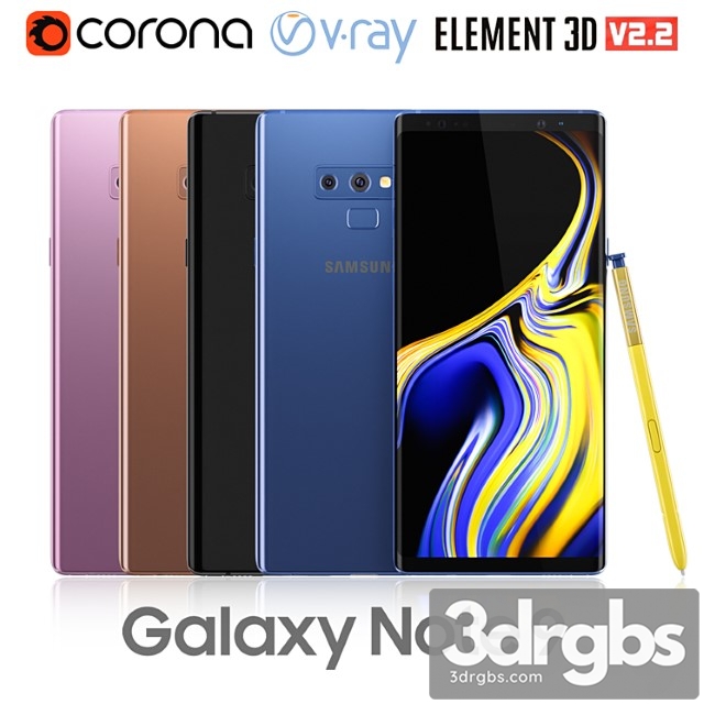 Samsung galaxy note 9 all colors - thumbnail 1