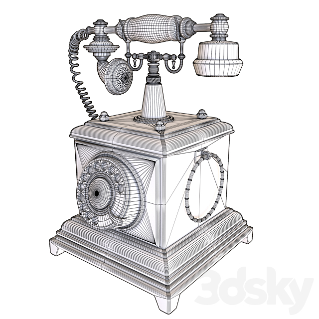 Steampunk phone 3DSMax File - thumbnail 3