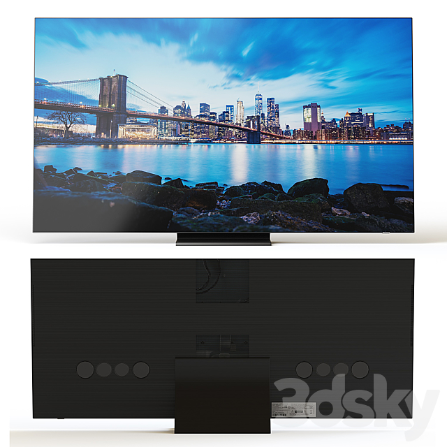 65″ LED TV Samsung QE65Q950TSUXEN 3DSMax File - thumbnail 2