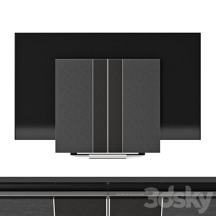 BANG & OLUFSEN BEOVISION HARMONY 65“and 77“ Gray Melange Fabric 3DS Max - thumbnail 1