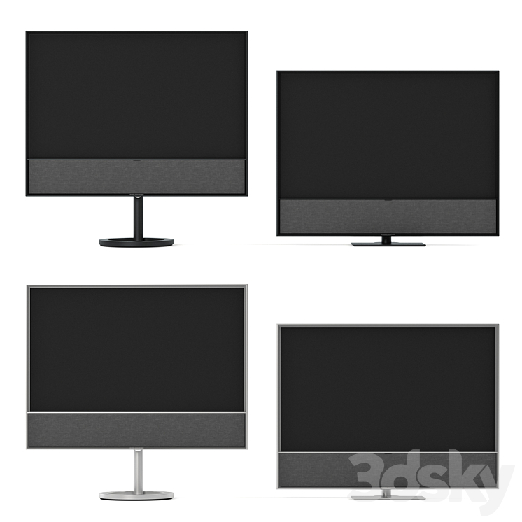 BANG & OLUFSEN BEOVISION CONTOUR 55 '' SET 3DS Max Model - thumbnail 2