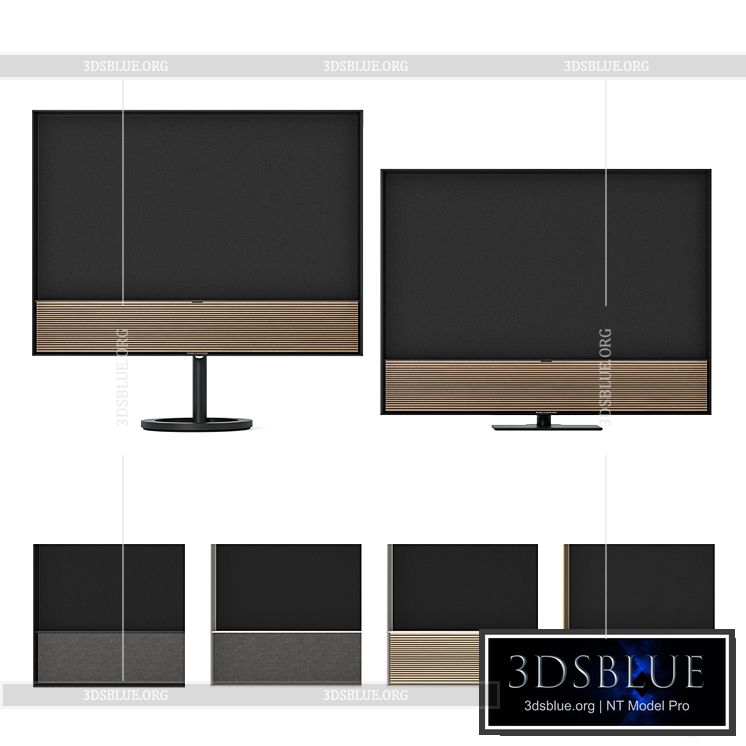 BANG & OLUFSEN BEOVISION CONTOUR 55 '' SET 3DS Max - thumbnail 3