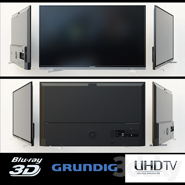 Grundig 55 VLX 8481 BR 3DSMax File - thumbnail 1