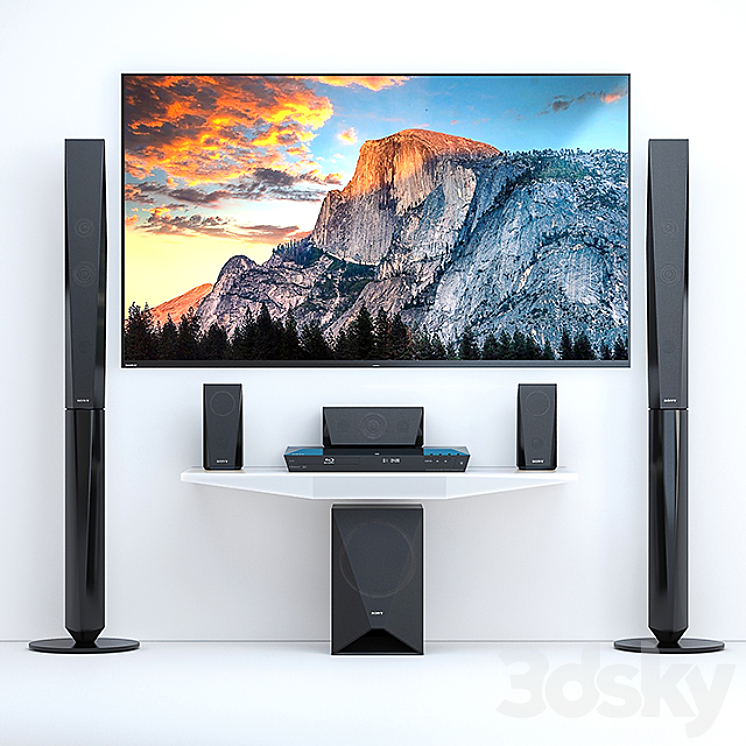 Home Theater Sony BDV-E4100 + TV Sony AF8 3DS Max - thumbnail 1