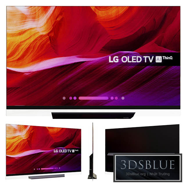 LG 55 65 inch OLED TV 4K Ultra HD HDR 3DS Max - thumbnail 3