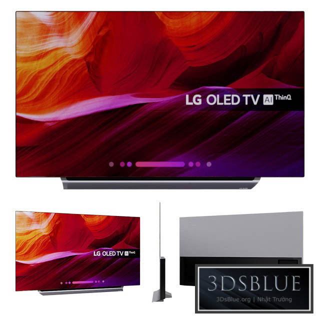 LG OLED TV 4K Ultra HD HDR Dolby Vision 55 '' 65 '' 3DS Max - thumbnail 3