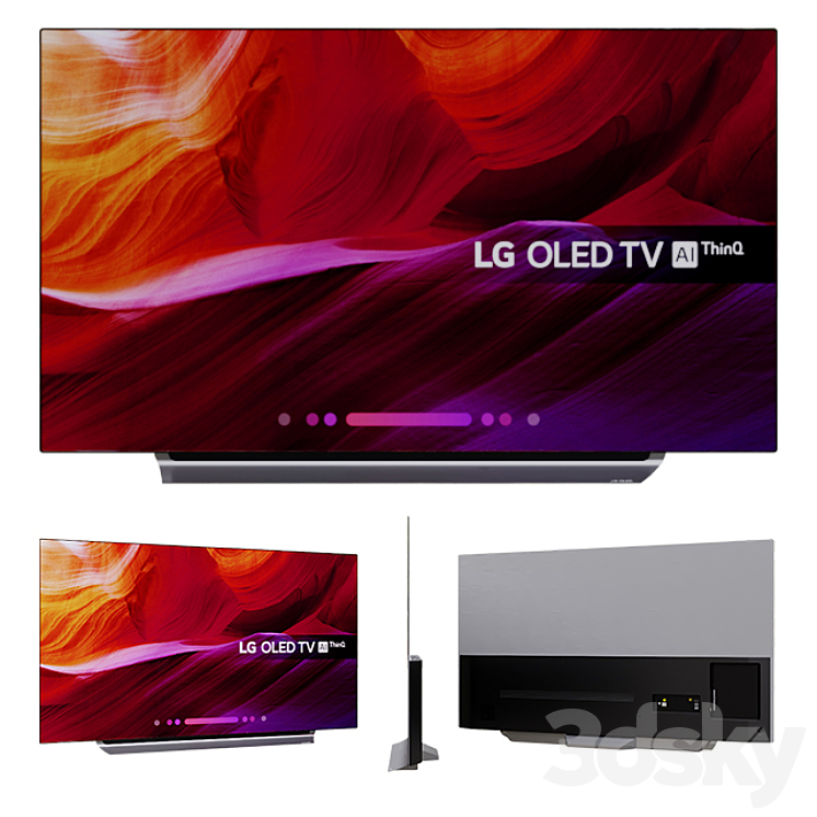 LG OLED TV 4K Ultra HD HDR Dolby Vision 55 '' 65 '' 3DS Max - thumbnail 1