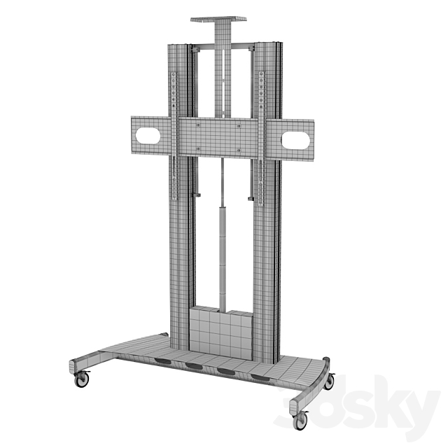 Mobile TV stand Onkron TS2210 3DSMax File - thumbnail 5