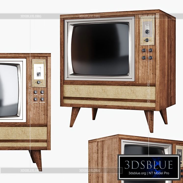 Old tv 3DS Max - thumbnail 3