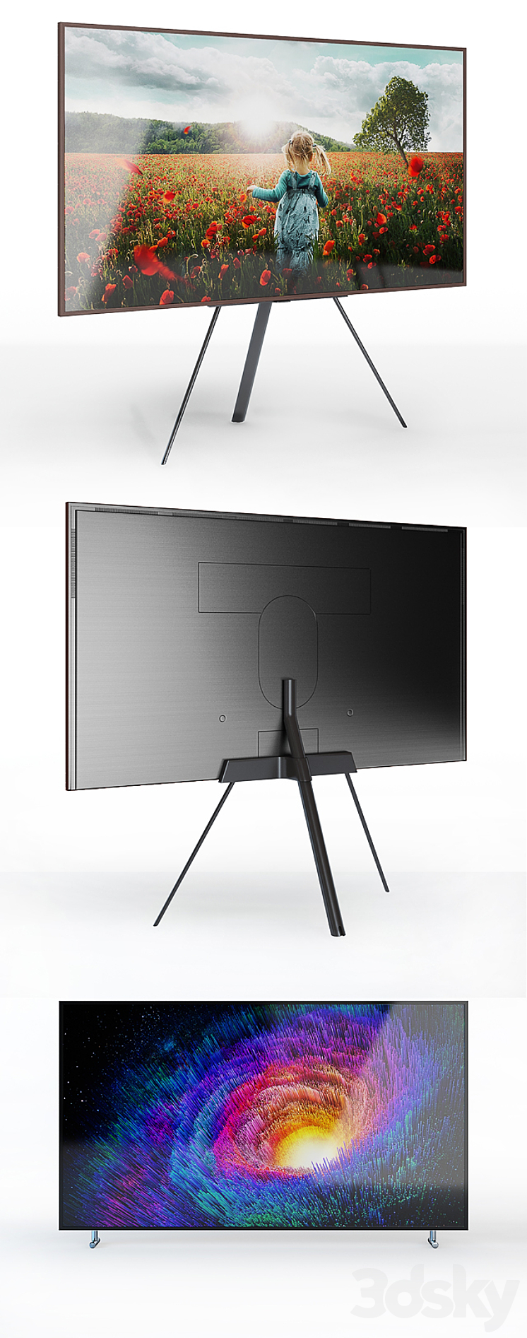 Samsung Frame 4K Ultra HD TV 3DS Max - thumbnail 2