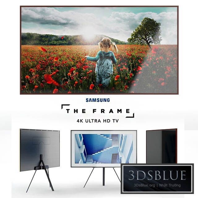 Samsung Frame 4K Ultra HD TV 3DS Max - thumbnail 3