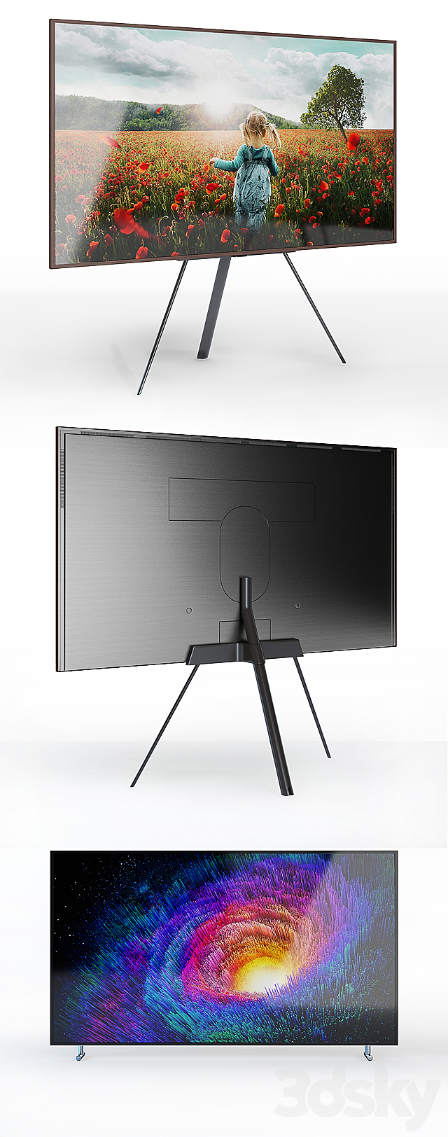 Samsung Frame 4K Ultra HD TV 3DSMax File - thumbnail 2