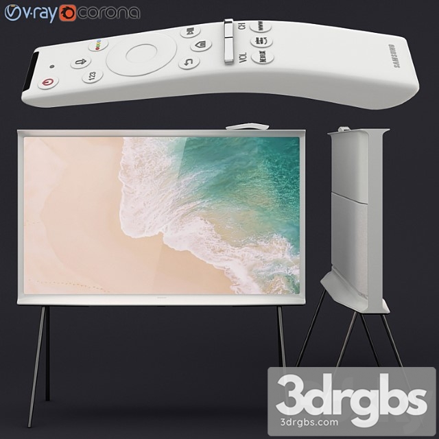 Samsung qled the serif tv white - thumbnail 1