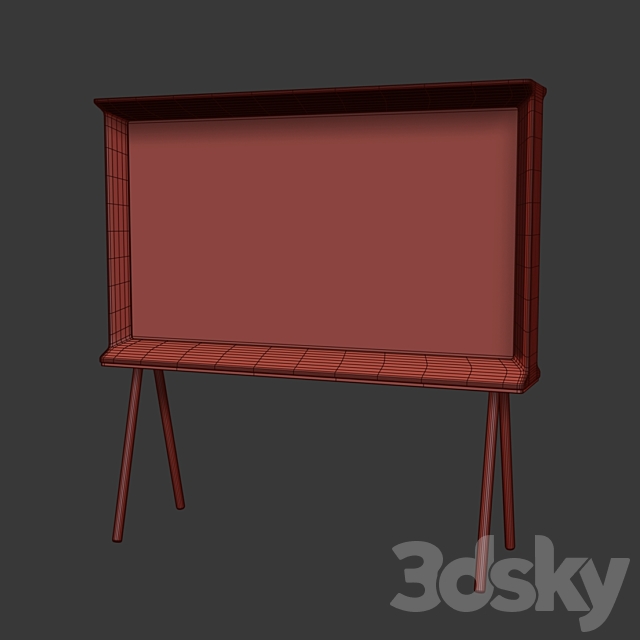 Samsung Serif TV _ Samsung Serif 3DSMax File - thumbnail 4