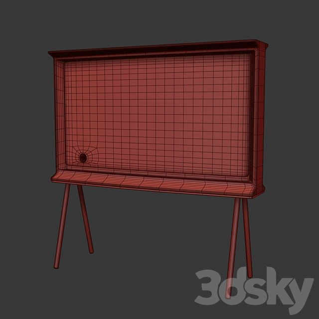 Samsung Serif TV _ Samsung Serif 3DSMax File - thumbnail 5