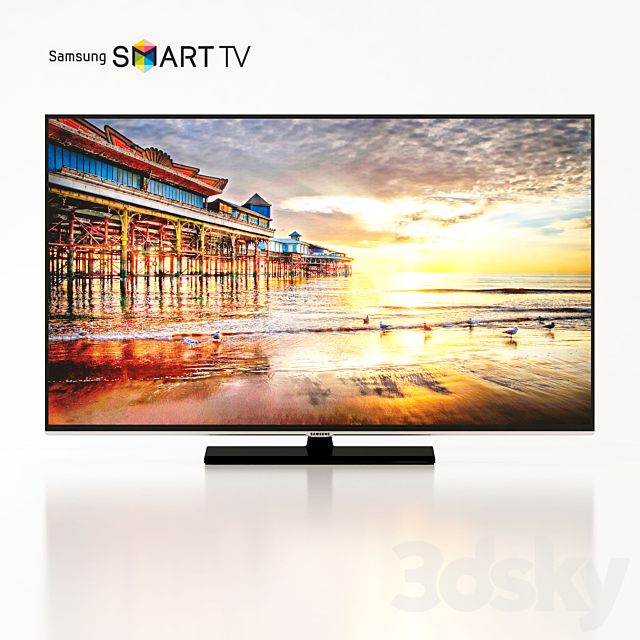 Samsung Smart TV UE48H5500AK 2014 3DSMax File - thumbnail 1