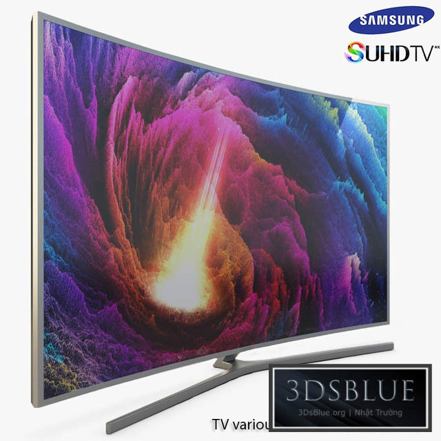 Samsung SUHD 4K Curved Smart TV JS9502 3DS Max - thumbnail 3