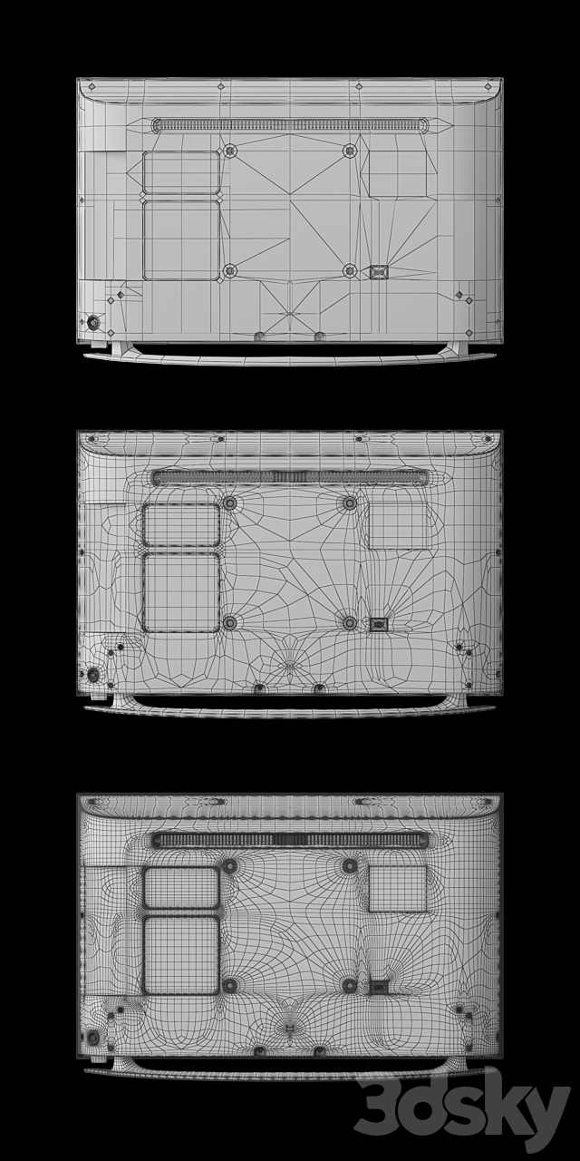 SAMSUNG TV 22 “UE22H5610AW 3DSMax File - thumbnail 2