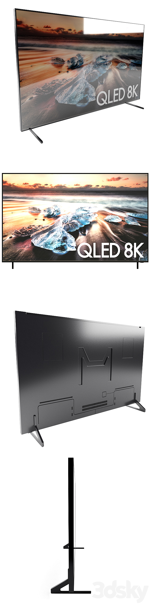 samsung tv 3ds Max - thumbnail 2