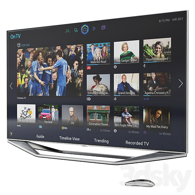 Samsung TV UE46H7000 3DSMax File - thumbnail 1