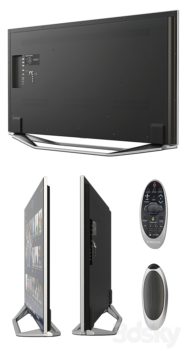 Samsung TV UE46H7000 3DSMax File - thumbnail 2