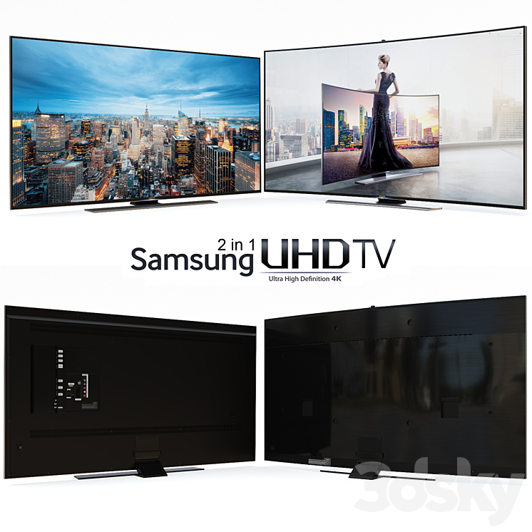 SAMSUNG UHD TV 3DS Max - thumbnail 1