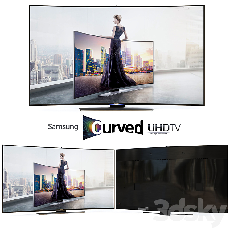 SAMSUNG UHD TV 3DS Max - thumbnail 2