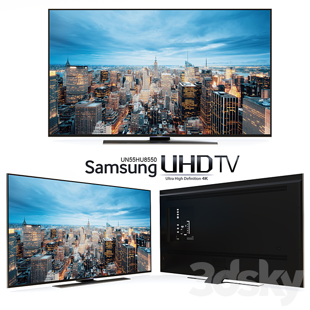 SAMSUNG UHD TV 3DSMax File - thumbnail 3