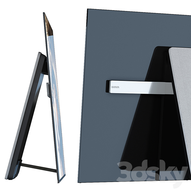 Sony BRAVIA and CRASH SIDEBOARD 3DS Max Model - thumbnail 2