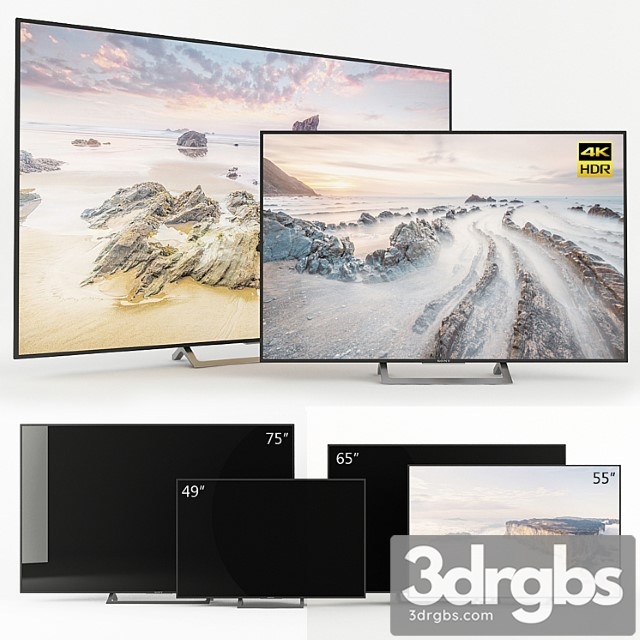 Sony kd tvs (4 pcs.) - thumbnail 1