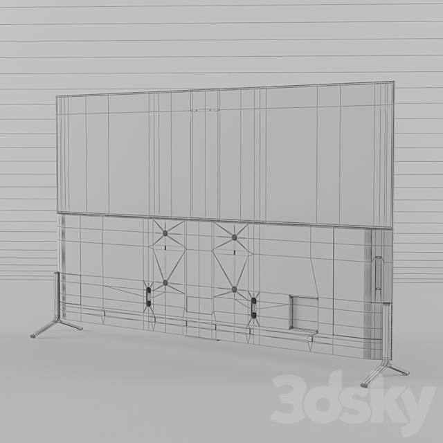 Sony TV XBR-55X900C XBR-65X900C XBR-75X910C 3DSMax File - thumbnail 3