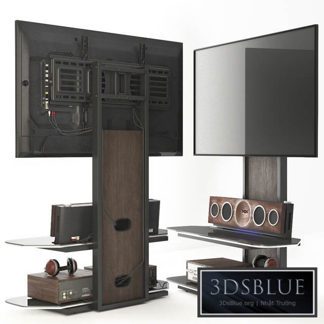 Television stand acoustics. 3DS Max - thumbnail 3