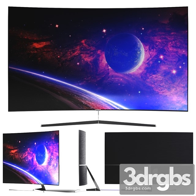 Tv samsung premium uhd 4k curved smart tv mu9000 series 9 - thumbnail 1