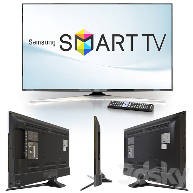 TV Samsung UE40J6200AU. Plasma 3DSMax File - thumbnail 1