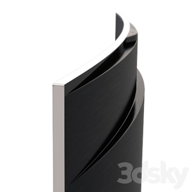 TV SAMSUNG UHD UE65HU900T (curved) 3ds Max - thumbnail 2