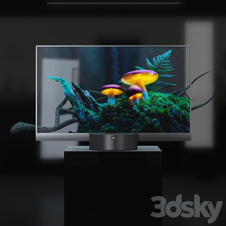 “Xiaomi TV Lux Transparent Edition 55 “”” 3DS Max - thumbnail 2