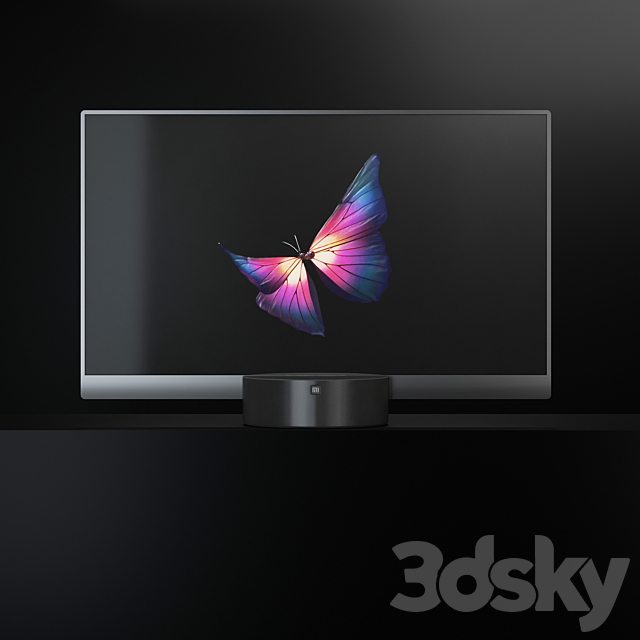 Xiaomi TV Lux Transparent Edition 55 ” 3DSMax File - thumbnail 4