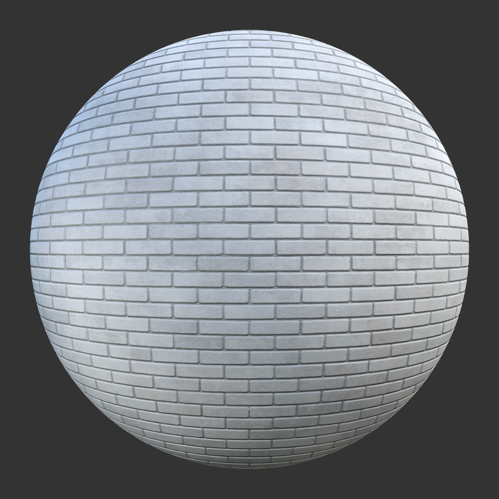 PBR TEXTURES – FULL OPTION – Bricks White Washed – 106 - thumbnail 2