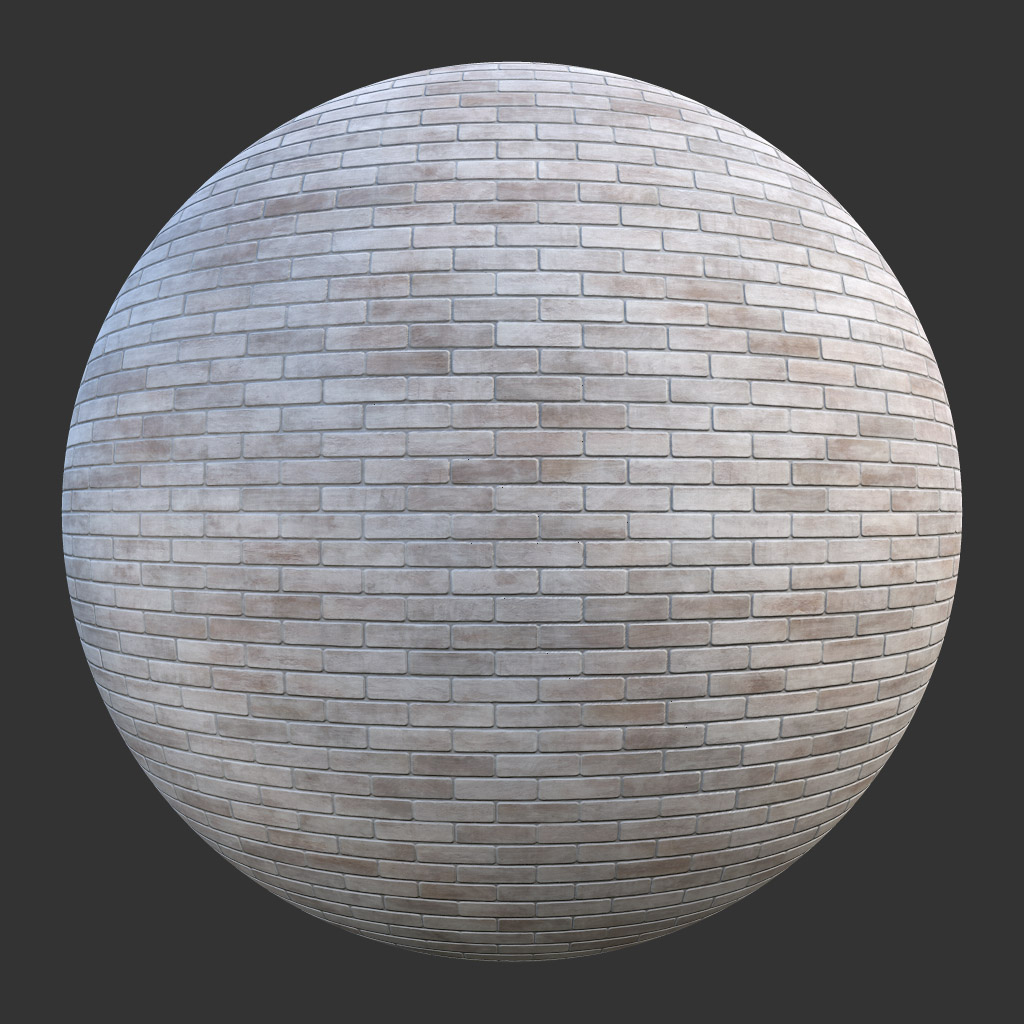 PBR TEXTURES – FULL OPTION – Bricks White Washed – 107 - thumbnail 2